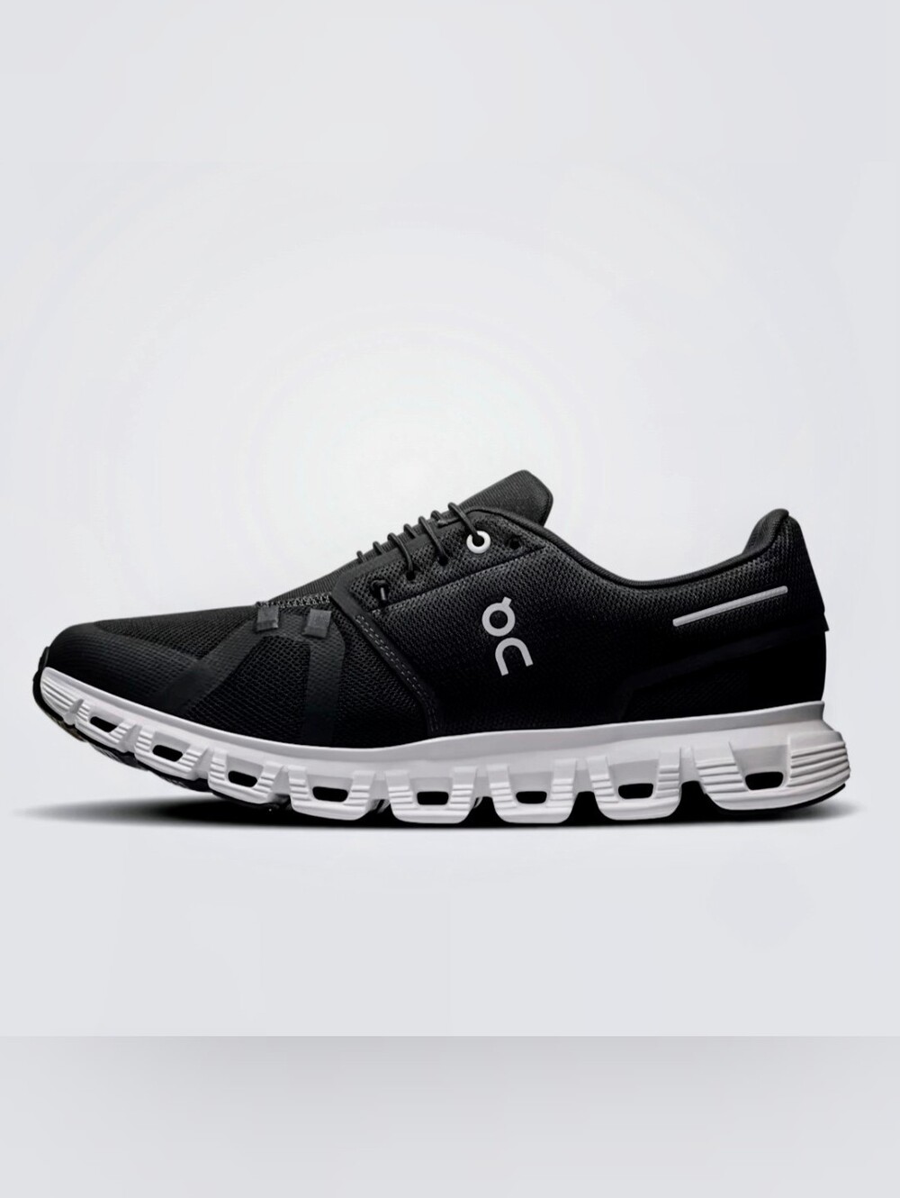 On Cloud 6 Running Shoe - Black/White Men's Size 11